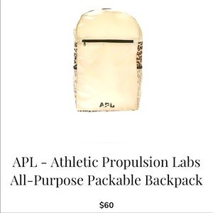 Athletic Propulsion Labs All-Purpose Packable Backpack. FABFITFUN